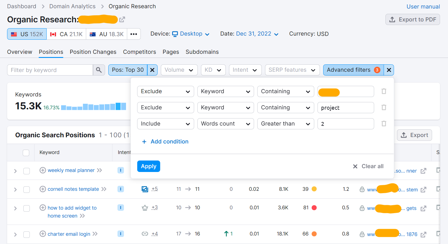 keyword research blogs when you cant find keywords semrush